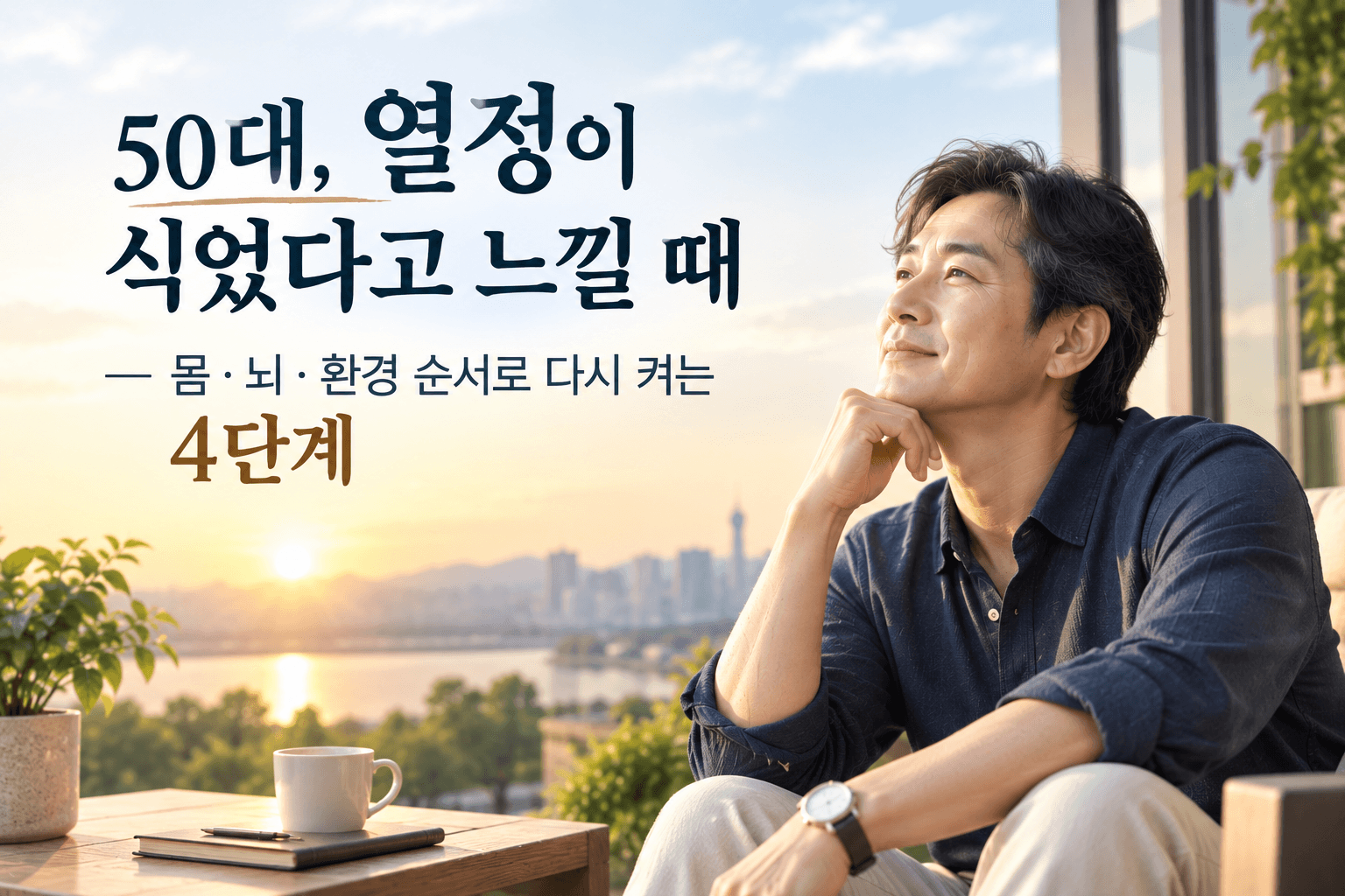 열정이 식었다고 느낄 때 — 몸·뇌·환경 순서로 다시 켜는 4단계