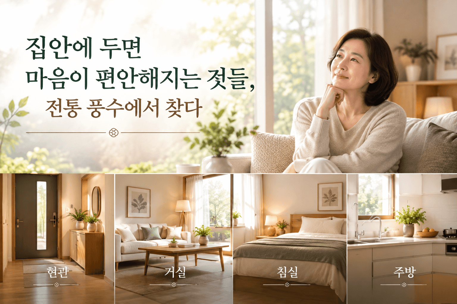 집안에 두면 마음이 편안해지는 것들, 전통 풍수에서 찾다